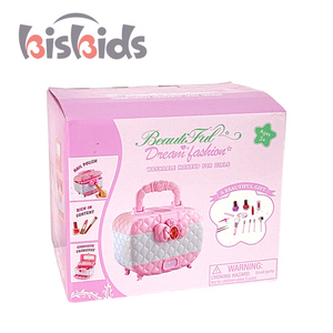 Children Baby's Plastic Mini Handbag Washable <strong>Princess</strong> <strong>Makeup</strong> Kit Dress Girl Beauty Brush Mirror Cosmetic <strong>Set</strong> - Product Image 6