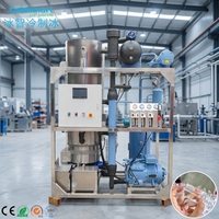 Machine à glace industrielle à tubes Coldsmart de 5 tonnes avec moteur et pompe pour usine de glace aux Philippines, 380V triphasé, personnalisable