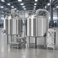 Cuve de Fermentation Automatique 2000L Contrôlée par PLC, Équipement de Brasserie Clé en Main avec Garantie de 6 Ans