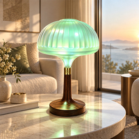 Lampe de table LED RGB créative nordique, commande tactile, rechargeable par USB, lumière d'ambiance nocturne pour chambre à coucher, salon, décoration de la maison
