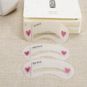 Carte de guide pour la mise en forme des sourcils pour débutants, gabarit réutilisable pour un <span class=keywords><strong>maquillage</strong></span> naturel des sourcils - Product Image 4