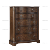 Cadre de lit américain de luxe pour lit queen, structure en bois massif, ensemble de chambre à coucher, meubles de chambre à coucher sculptés à la main pour lit king