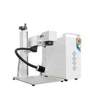 Machine de marquage laser à fibre industrielle miniature pour divers travaux de marquage sur surfaces métalliques et plastiques