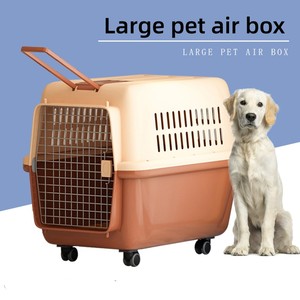 Tốt Nhất Bán Nhỏ Động Vật Con Chó Du Lịch Tàu Sân Bay Lồng/Nhỏ Chuyến Bay Nhựa Vật Nuôi Tàu Sân Bay Với Bánh Xe Con Chó Lồng Kim Loại Cũi - Product Image 6