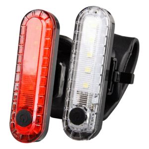 4 Modes USB Rechargeable <b>Bicycle</b> Tail <b>Light</b> Custom Logo COB LED High Brightness Promotional Gift Flexible Mounting Bracket - Product Image 1
