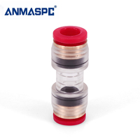 ANMASPC FTTX Ftth Rose Red 30 años de vida útil Acoplador de unión de microconductos utilizado para tubo HDPE de fibra soplada Telecom