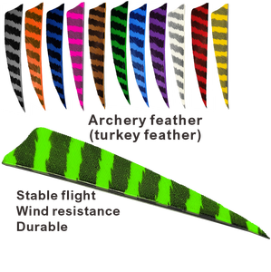 Bắn cung mũi tên trái cánh phải lá chắn Parabol rắn cấm Thổ Nhĩ Kỳ tự nhiên bắn cung lông fletching - Product Image 1