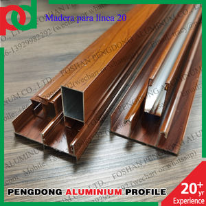 Perfiles de Aluminio L20 y L25 con Colores Populares de Imitación Madera para Ventanas y Puertas - Product Image 2