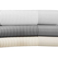 Tuyau d'évacuation d'air flexible en plastique PP durable, télescopique et orientable pour climatiseur