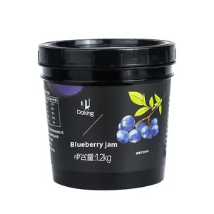 Mermelada de Arándanos Dunhuang 1.2kg, Pulpa de Fruta con Partículas de Bayas, para Té con Leche, Postres, Smoothies, Hielo Raspado, Té de Frutas, Henan 365 Días - Product Image 1