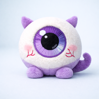 Peluche personnalisée CE CPC en forme d'œil mignon, jouet en peluche doux pour Halloween, cadeau, logo OEM personnalisé disponible