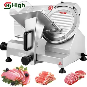 fully automatic stainless steel meat slicer machine cut frozen meat Cheese Food Ham Slicer Commercial / chopped meat machine