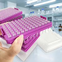 Embouts stériles empilables autoclavables à retenue universelle pour micropipettes de laboratoire, 10 µl, 20 µl, 200 µl, 300 µl, 1000 µl, 1250 µl, avec filtre