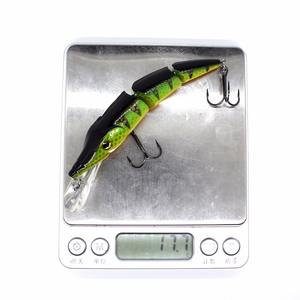 AOCLU appât dur coulant Wobbler 105mm 17.4g articulé brochet forme méné profondeur 0.5-1.8m <span class=keywords><strong>leurre</strong></span> de pêche VMC crochets grand combattant - Product Image 5