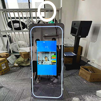 Spiegel Me Fotocabine 65 Inch Met Rekwisieten Gratis Accessoires 2025 Nieuwe Spiegel Fotocabine Diymirror Photobooth