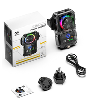 Refroidisseur de téléphone semi-conducteur DL23 en ABS, refroidissement par air, 2000 mAh, contrôle de la température, affichage numérique, double streaming en direct, jeu