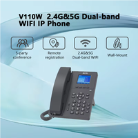 Teléfono VoIP SIP WLTEL V110W con Red IP Wi-Fi PoE