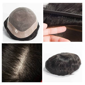 Prótesis Capilares <span class=keywords><strong>de</strong></span> Alta Calidad Hechas a Mano <span class=keywords><strong>para</strong></span> <span class=keywords><strong>Hombres</strong></span>, Sistema <span class=keywords><strong>de</strong></span> Tupé <span class=keywords><strong>para</strong></span> la Frente, Mono y NPU, 100% Cabello Humano, Parche Capilar <span class=keywords><strong>de</strong></span> PU <span class=keywords><strong>de</strong></span> Piel Fina <span class=keywords><strong>para</strong></span> <span class=keywords><strong>Hombres</strong></span>. - Product Image 2