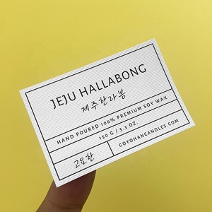 <span class=keywords><strong>2025</strong></span> giáng sinh vui vẻ vàng lá nến Nhãn dán nhãn dán chịu nhiệt độ cao tùy chỉnh nến logo nhãn dán cho Lọ nến - Product Image 2