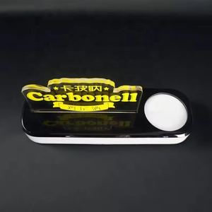 Fabbrica diretta Bar Led illuminata bottiglia di legno glorificatore Display servizio presentatore vino LED Rack - Product Image 5