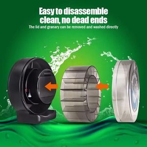 Distributeur automatique de nourriture pour poissons programmable, détachable et lavable, avec minuterie pour aquarium, pour l'alimentation quotidienne pendant les vacances - Product Image 5