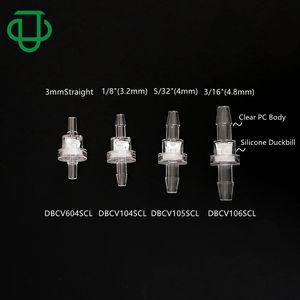 Yousiju — Mini tube en Polycarbonate transparent, barre <span class=keywords><strong>anti</strong></span>-retour, Valve de contrôle en plastique à bec de canard - Product Image 3