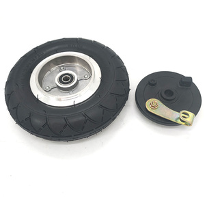 Trottinette à roue avant de 8 pouces avec frein à tambour, pneus gonflables 200X50, trottinette pour Xiaomi Mijia M365 - Product Image 4