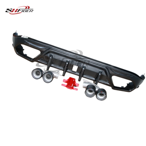 Difusor Trasero de Fibra de Carbono Stelvio, para Parachoques Trasero de <span class=keywords><strong>Alfa</strong></span> Romeo Stelvio (949) 16+ - Product Image 4