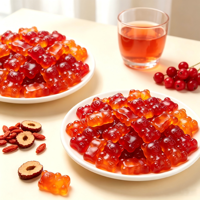 EJOUA Chinese Wolfberry Red Date Fruit Juice Gummy Candy Bulk Wholesale Chewy Fruit Snacks