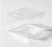 Boîte d'emballage transparente en PVC recyclable pour savon, conteneur de rangement anti-poussière pour soins personnels