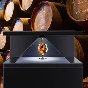 Cabinet d'affichage à projection holographique 3D Affichage d'imagerie fantôme stéréo 3D à 270 ° avec écrans de projection - Product Image 6