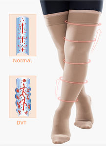 डॉक्टर ने पैर की सूजन वाली वैरिकाज़ नसों का उपचार 20-30 एमएचजी संपीड़न स्टॉकिंग बंद पैर के पैर की हड्डी - Product Image 4