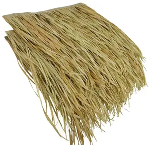 hot sale straw thatch umbrella made of artificial synthetic thatch and thatch roof for bar