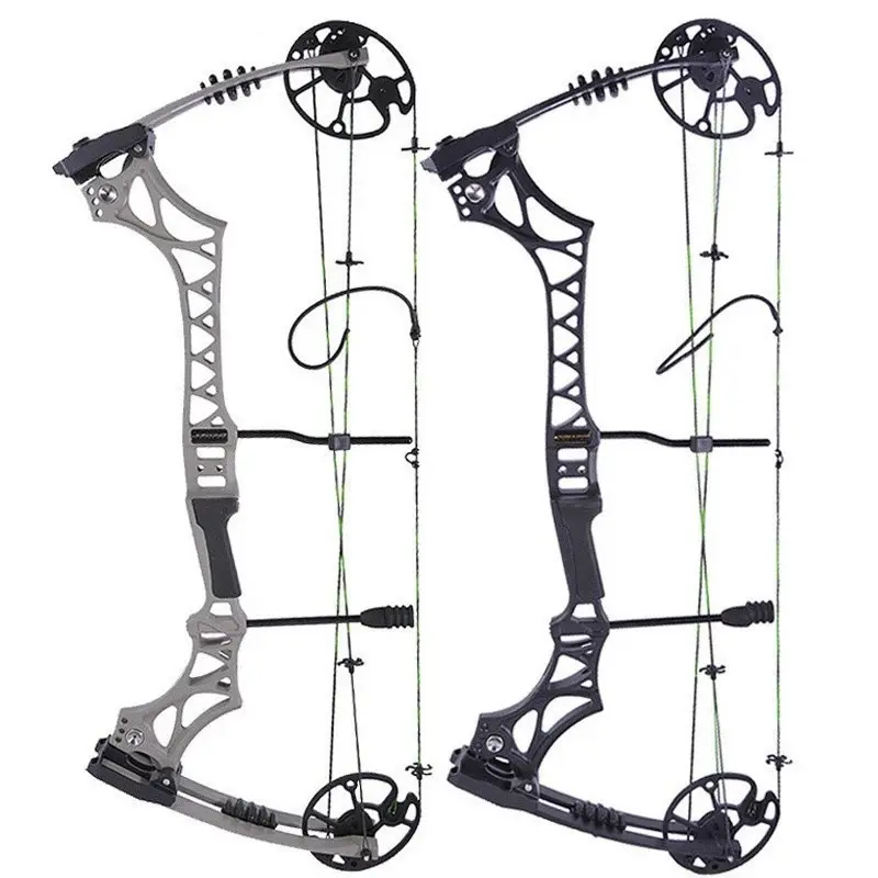 M129 Metal 30-70 Lbs Pulley Compound Bow Slingshot Hunting Bow and Arrows Compound Bow