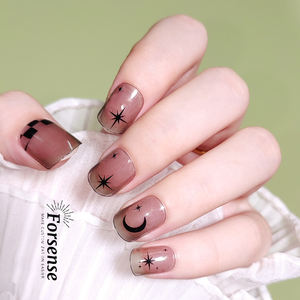 Etiqueta Privada cuadrado corto al por mayor <span class=keywords><strong>uñas</strong></span> postizas a granel negro claro Prensa en puntas de <span class=keywords><strong>uñas</strong></span> <span class=keywords><strong>Sailor</strong></span> <span class=keywords><strong>Moon</strong></span> estilos naturales <span class=keywords><strong>uñas</strong></span> portátiles - Product Image 3
