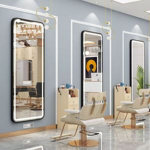 Espejo de Pared Inteligente con Retroiluminación LED para Peluquería K Barbering, Espejo de Cuerpo Entero para Salón de Belleza - Product Image 6