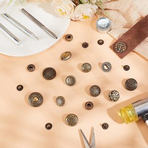Kit de boutons-pression en cuir AHANDMAKER, boutons-pression Mm, boutons pour artisanat du cuir, vestes, jeans, vêtements, sacs - Product Image 4