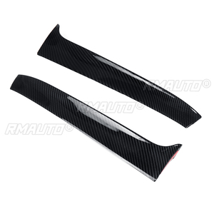 สปอยเลอร์ข้างกระจกหลังสีดำเงา/ลายคาร์บอน สำหรับ VW Golf 7 R Variant Wagen ปี 2014 2015 16-2017 - Product Image 4
