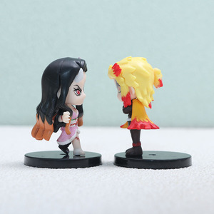 Figurines miniatures Demon Kimetsu Kamado <span class=keywords><strong>Nezuko</strong></span> Kanroji en PVC, 5 cm, lot de 6, figurines d'anime, jouets à collectionner en boîte Gachapon - Product Image 4