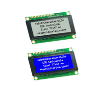 Modules d'affichage LCD COB STN/FSTN de petite taille 2004 caractères jaune vert bleu noir gris écran matriciel pour les usines