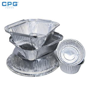 Barquette en aluminium robuste rectangulaire à rainures pour grillades, idéale pour la restauration et les événements, conteneur alimentaire en aluminium - Product Image 1