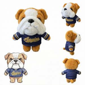 Peluche personnalisée avec design de poupée, ours en peluche mignon à capuche zippée, article de marque Coodoo Tady, peluche lestée personnalisée - Product Image 3