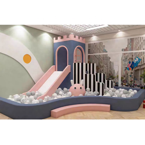 Meilleure aire de jeux intérieure pour tout-petits pour la famille <span class=keywords><strong>Piscine</strong></span> à balles avec antibactérien non toxique Aire de jeux souple pour enfants et bébés - Product Image 5