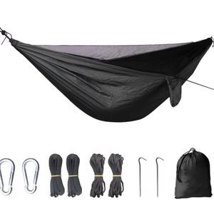 <span class=keywords><strong>Hamac</strong></span> <span class=keywords><strong>de</strong></span> camping camouflage Ripstop solide avec moustiquaire pour la survie en bivouac en plein air - Product Image 2