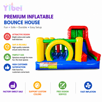 Yibei Entertainment Château Gonflable Durable avec Toboggan pour Fêtes et Événements, Trampoline Gonflable à Louer, Vente Chaude