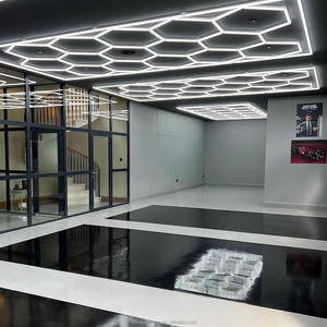 Bbier nhà máy lục giác LED ánh sáng nhà để xe hình lục giác LED ánh sáng tổ ong làm việc hình lục giác chiếu sáng LED hexagonale đèn - Product Image 1