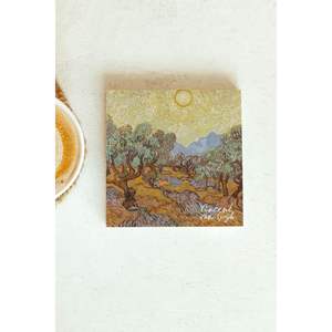 Juego de Posavasos de la Serie Vincent Van Gogh, Diseño Cuadrado de 144 Piezas para Regalo Empresarial o Promocional - Product Image 1