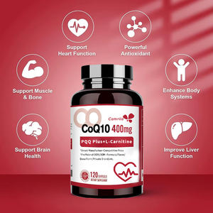 Complément alimentaire en capsules de coenzyme Q10 de haute qualité, marque privée OEM, capsules molles de coenzyme Q10 - Product Image 4