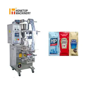Automatic Sachet Pouch Dipping Chilli Sauce Shrimp Ginger Garlic Peanut Paste Packing Machine