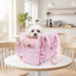 Sac de transport souple pour <span class=keywords><strong>chien</strong></span>, sac à bandoulière portable avec coussin amovible pour petits animaux de compagnie, idéal pour les voyages <span class=keywords><strong>et</strong></span> le shopping - Product Image 2